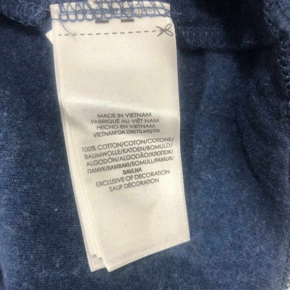 Polo Ralph Lauren Mens XXL Long Sleeve T-Shirt Navy Blue Classic Fit Cotton Pony